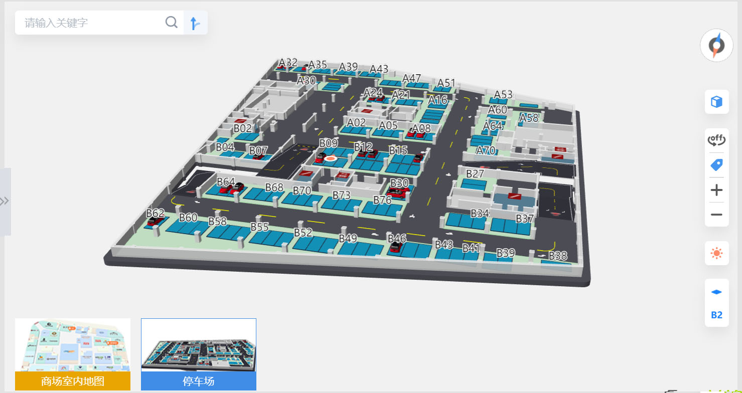 停车场3D地图